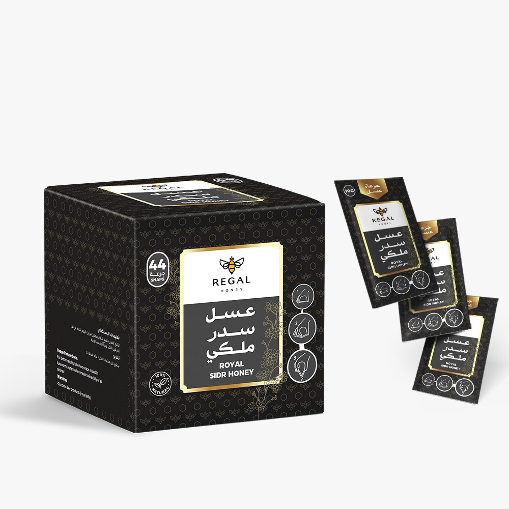 عسل السدر الملكي – 44 جرعة (ساشيه) – 440 غرام